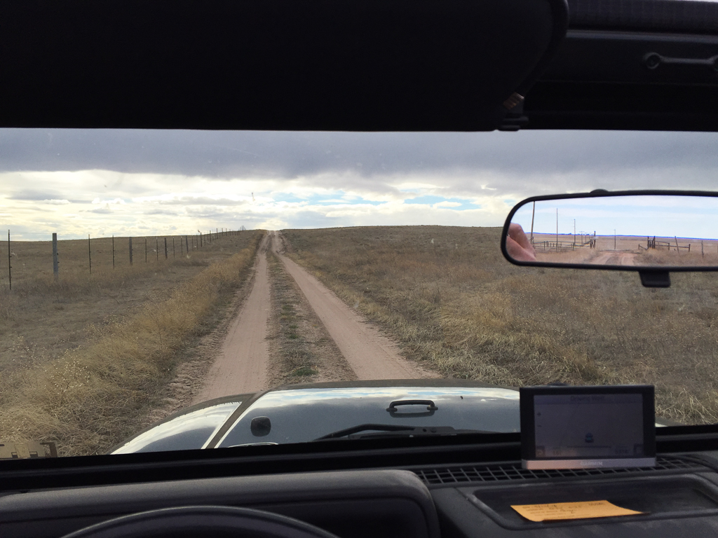 The final, epic climb to the highest point in Nebraska...