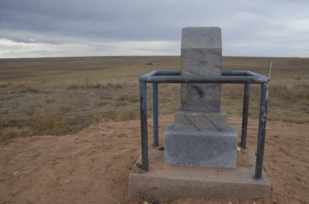 5424 feet above sea level! The highest point in Nebraska!