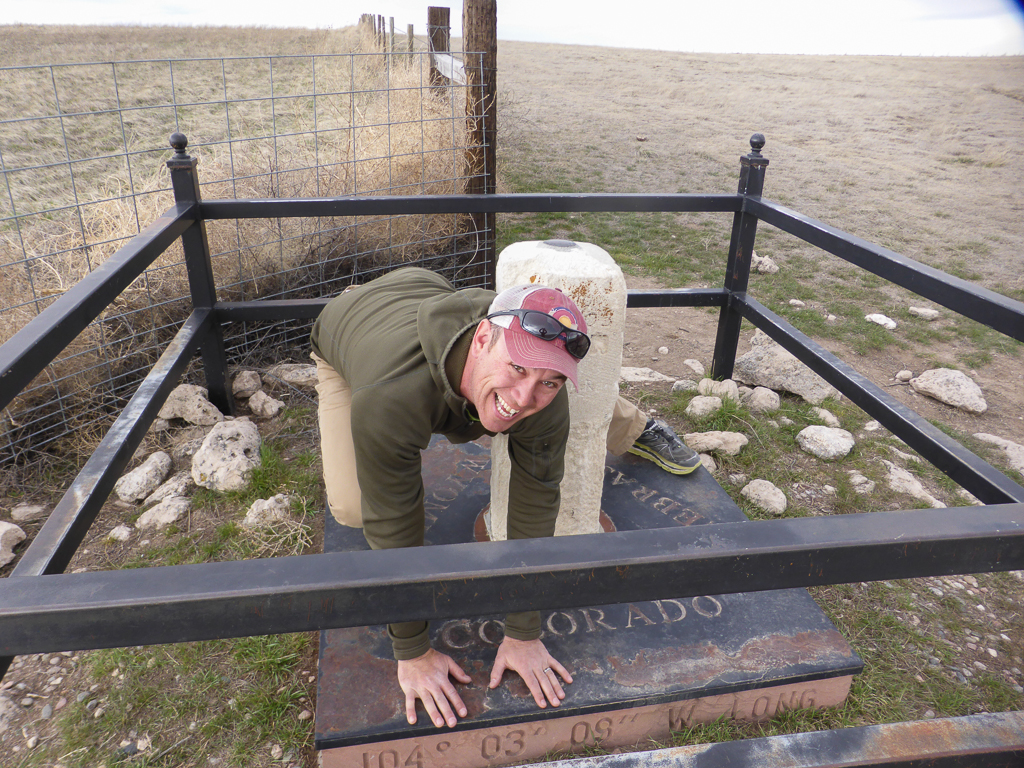 That's right! The Tri-State Marker between Colorado, Wyoming, and Nebraska!