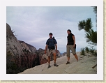 ZionB008 * Pat and Kirsten on the summit of Angels Landing * Pat and Kirsten on the summit of Angels Landing * 3264 x 2448 * (1.73MB)