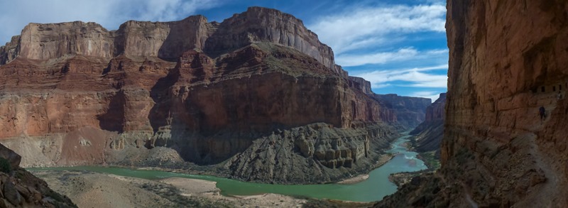 Panorama of the Colorado River from the Nankoweap Granaries